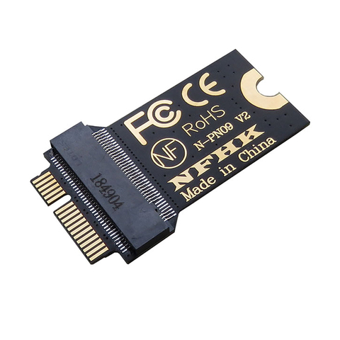 M.2 adaptador Wifi Bluetooth adaptador de la tarjeta inalámbrica M.2 NGFF clave de un/A + E 2230 para Macbook Air 2013-2017 M2 tarjeta Wifi BCM94360CS2 ► Foto 1/5