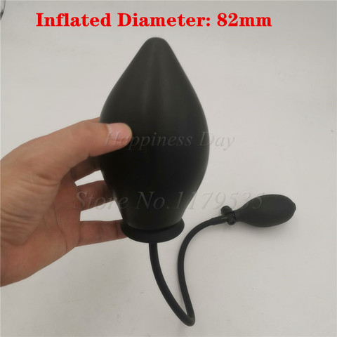 Tapón Anal hinchable de 45-82mm de diámetro para hombres y mujeres, juguete sexual expandible, dilatador de bomba Anal para patio trasero, tapones grandes, productos sexuales para adultos ► Foto 1/6