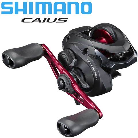 SHIMANO-sistema de frenos centrífugos para el cuerpo, sistema de freno centrífugo, CAIUS Baitcasting carrete de pesca, 3 + 1BB, relación 7,2: 1, fabricado en Malasia ► Foto 1/5