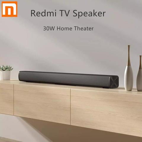 Xiaomi-altavoz Redmi con Bluetooth 5,0, barra de sonido envolvente para cine en casa, con cable e inalámbrico, 30W, estéreo, para PC, Aux, 3,5mm ► Foto 1/6