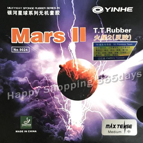 Yinhe-pelota de ping pong Galaxy Mars II, juguete de tenis de mesa de goma con esponja de 2,2mm ► Foto 1/5