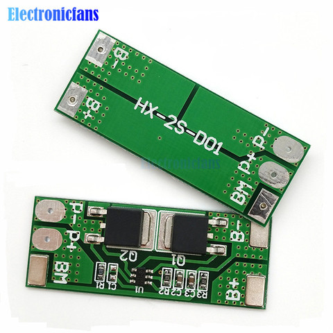 LiFePO4-Placa de protección de batería, placa de protección de fosfato de hierro y litio, 2S, 6,4 V, 8A, PCB, BMS, cargador de equilibrio de batería de ion de litio ► Foto 1/3