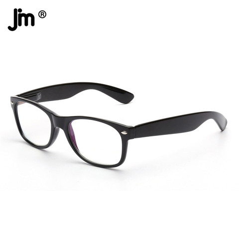 JM-gafas de lectura con bloqueo de luz azul para hombre y mujer, anteojos de lectura con bisagra de resorte, estilo Retro, cuadradas, antiluz azul ► Foto 1/6