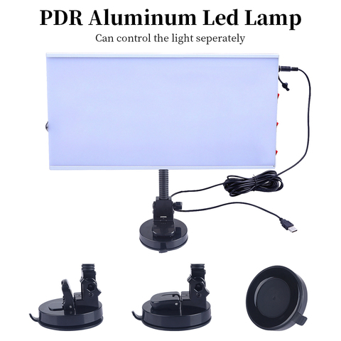 Tablero Reflector de lámpara LED PDR, herramientas de reparación de abolladuras, tablero de reflexión de luz LED con soporte ajustable, juego de herramientas de mano ► Foto 1/6