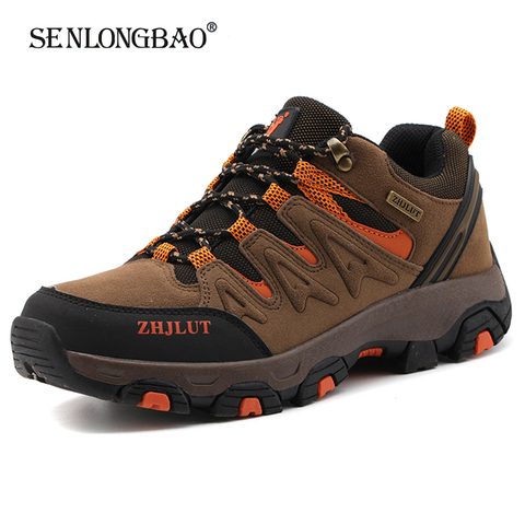 Nueva marca de Moda de Primavera zapatillas de deporte al aire libre impermeable de los hombres zapatos Unisex senderismo Trekking Zapatos casuales de los hombres zapatos de talla grande 36-47 ► Foto 1/6