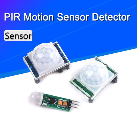 HC-SR501 HC-SR505 ajuste IR infrarrojos piroeléctrico Mini PIR módulo Detector Sensor de movimiento soporte para módulo para arduino ► Foto 1/6