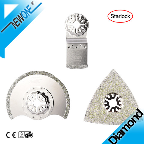 NEWONE-hojas de sierra oscilante Circular de diamante Starlock para triángulo Rasp, multiherramienta, accesorios de segmento de descarga en hoja de sierra ► Foto 1/6