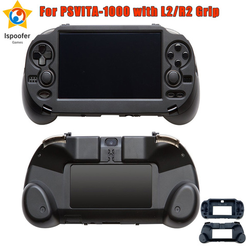 Joypad con agarre de mano esmerilado, funda con soporte y botón de disparo L2 R2 para PSV 2022 PS VITA PSV1000 1000, accesorios para consola de juegos, novedad de 1000 ► Foto 1/6