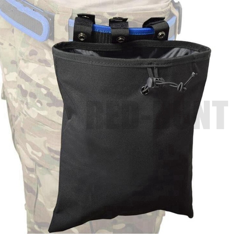 Bolsa de basura MOLLE, bolsa táctica de recuperación Mag, bolsa de reciclaje de revista con cordón, equipo de caza Airsoft ► Foto 1/6