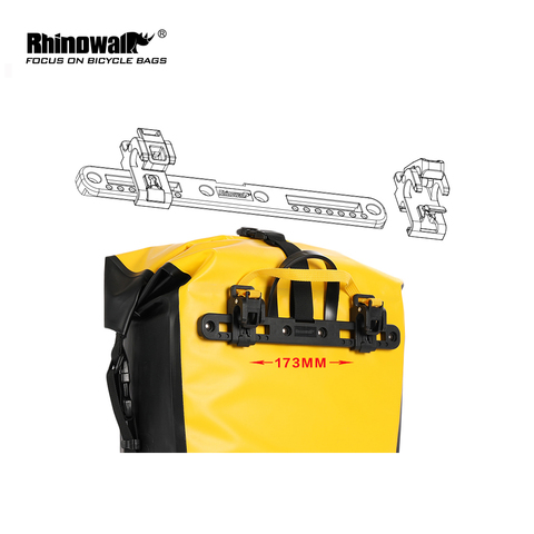 Bolsa de bicicleta Rhinowalk hebilla bolsa de bicicleta accesorios partes superiores ► Foto 1/3