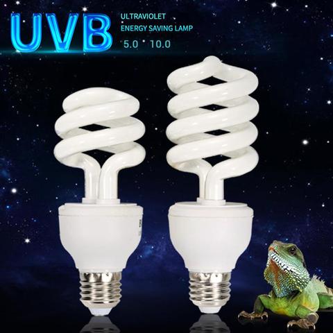 10,0 UVB 13W/26W lámpara para reptiles bombilla lámpara UV vivero terrario tortuga serpiente bombilla de calentamiento de mascotas de 220v-240v ► Foto 1/6