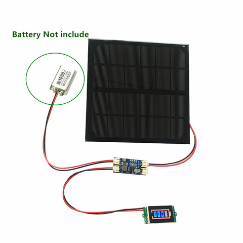 6V 3W 4,5 W 6W 10W 9V 9V 2W 4,2 W 12V 2W 3W panel Solar. Cargador de batería con indicador de batería DIY KIT de PH 2,0 Cable ► Foto 1/5