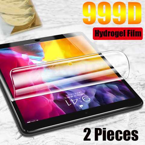 Película de hidrogel TPU suave 99D para iPad 2 3 4 Air 3 4 Pro 11 12,9 9,7 10,2 10,5 2022 mini 1 2 3 4 5, Protector de pantalla ► Foto 1/6