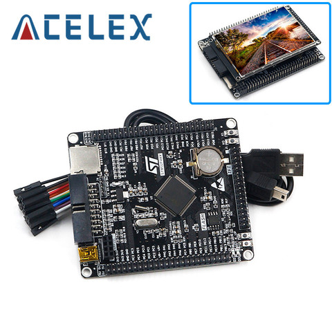 Envío Gratis STM32F407VET6 Placa de desarrollo Cortex-M4 STM32 sistema mínimo de aprendizaje ► Foto 1/6