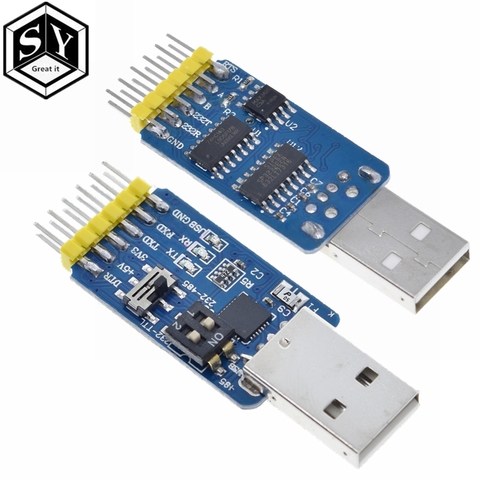 1 Uds lo genial USB CP2102 a TTL RS232 cable USB TTL a RS485 mutuo convertir 6 en 1 Convertir para bien ► Foto 1/6