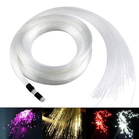 Cable de fibra óptica PMMA para todo tipo de luces LED, luz de 0,75mm, efecto cielo estrellado, decorativo para el hogar ► Foto 1/6