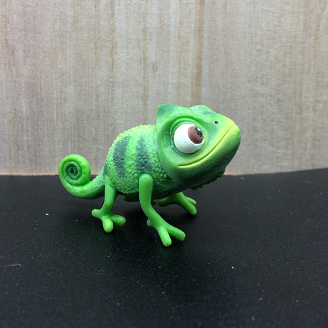 Disney enredados Rapunzel Pascal El Camaleón figuras de acción de juguete colección de habitación decoración lindo pequeño regalo para los niños ► Foto 1/6