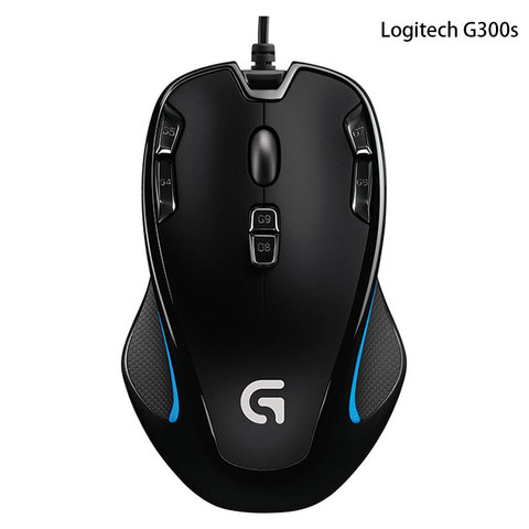 Ratón óptico ambidiestro de Gaming Logitech G300s /G402/G502 con cable USB y 9 botones programables, ratón Universal para Gaming Office ► Foto 1/6