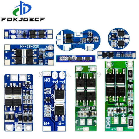 2S 3A 4A 5A 8A 10A 13A 20A 7,4 V 8,4 V Li-Ion 18650 Placa de protección de batería de litio/BMS Junta estándar/Balance ► Foto 1/1