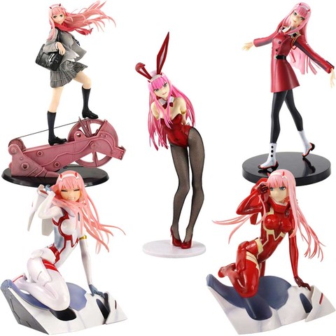 15-45cm Darling in the FRANXX cifras cero dos código 002 chica conejito Anime PVC figura de acción juguetes de modelos coleccionables ► Foto 1/6