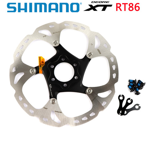 Shimano-disco de freno XT SM RT86, tecnología Ice Point, 6 tornillos, M8000, RT86, 160MM, 180MM, MTB, 1 Uds. ► Foto 1/4