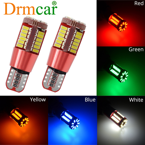 T10 W5w coche Led 168 192 57SMD 3014 maletero lámpara CANBUS Auto cuña marcador luz de señal de la bombilla de la lámpara luz de placa de licencia ► Foto 1/6