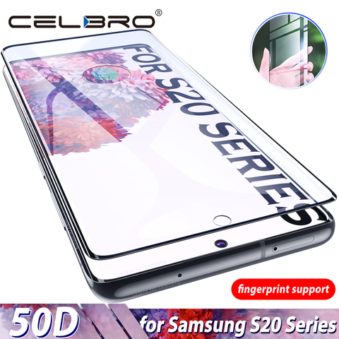 Protector de pantalla de cristal templado para Samsung Galaxy S20 S 20, cubierta Ultra completa, para Samsung S20 + S20 Plus 5G ► Foto 1/6