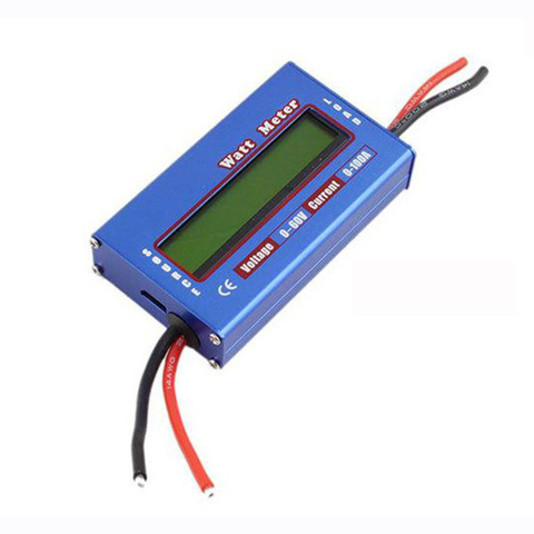 Blue DC 60V 100A Analizador de potencia de la batería de voltaje de equilibrio RC Watt Meter Checker profesional Watt Meter balanceador cargador RC herramientas ► Foto 1/6