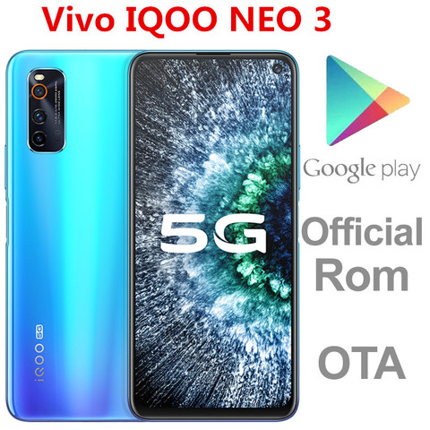 Entrega rápida DHL Vivo IQOO NEO 3 5G teléfono celular 48.0MP + 8.0MP + 2.0MP + 16.0MP Snapdragon 865 Android 10,0 144HZ Pantalla 5G teléfono ► Foto 1/1