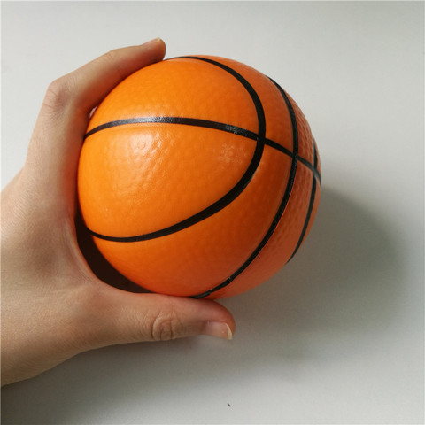 Bolas de espuma antiestrés de 10cm para niños, pelotas de baloncesto, fútbol, tenis, béisbol, juguetes suaves para apretar ► Foto 1/6