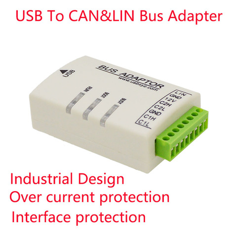 Adaptador de analizador USB A LIN CAN CANFD K, actualización de firmware IAP, código abierto ► Foto 1/6