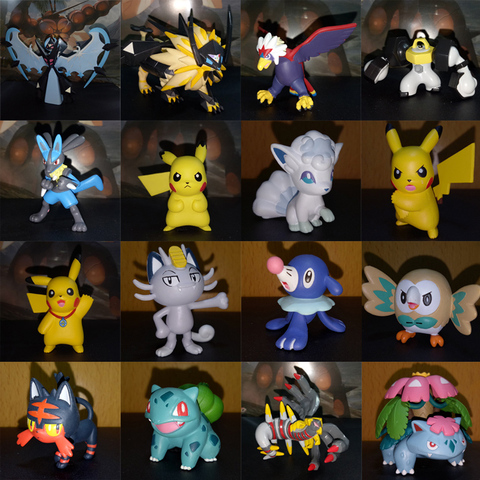 Figuras de Pokémon, MC SP, HP, EHP, MEGA Giratina, Incineroar, Litten, Popplio, Vulpix, Meowth, Braviary, Melmetal, Lucario, Necrozma, Samurott ► Foto 1/6