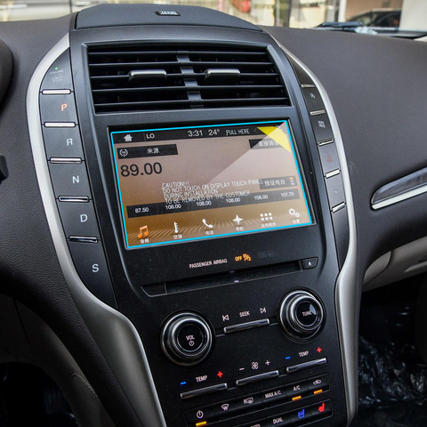 Protector de pantalla de navegación para GPS de coche para Lincoln MKC MKZ MKS MKT MKX, vidrio templado para interiores, película protectora, accesorios, 2013-2022 ► Foto 1/2
