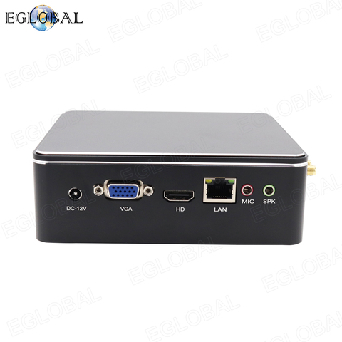 Eglobal barato PC portátil pequeño i7 7567U i5 8250U i3 8130U Dekstop computadora soporte 4K HTPC WiFi HDMI VGA Win10 Nuc con ventilador ► Foto 1/5