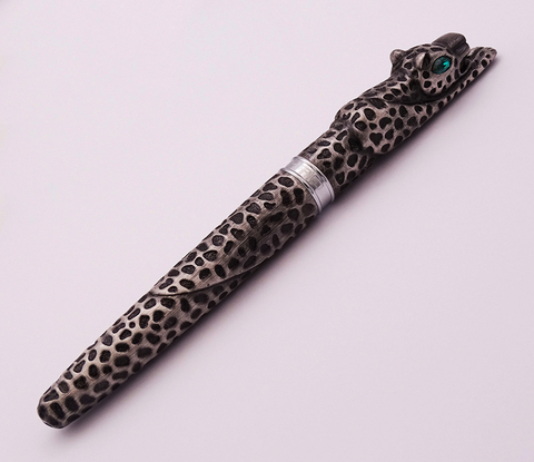 Jinhao-Bolígrafo De Metal completo para oficina y negocios, pluma de Rollerball, Pantera, Cheetah, exquisita, avanzada, coleccionable, regalo de escritura, gris ► Foto 1/1