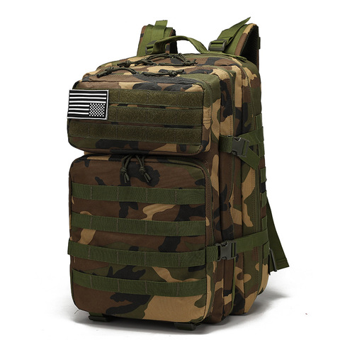 Bolsa militar de 45L 3P para hombre, bolsa táctica del ejército para acampar al aire libre, Mochila Táctica Militar Oxford para ciclismo, deportes de senderismo y escalada ► Foto 1/6