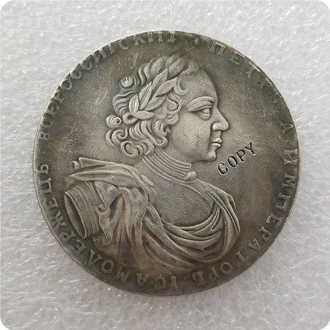 2 rublo 1722 copia de moneda de Rusia monedas conmemorativas-monedas réplica Medallas de monedas coleccionables ► Foto 1/2
