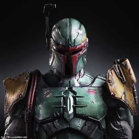 Play Arts 26cm Boba Fett Figura de acción Modelo Juguetes ► Foto 1/4