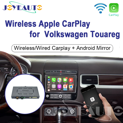 Joyeauto-Apple Carplay inalámbrico Wifi para Volkswagen Touareg 2010-2017, 8 pulgadas, Android Mirror, soporte de reproducción para coche, cámara frontal/trasera ► Foto 1/6