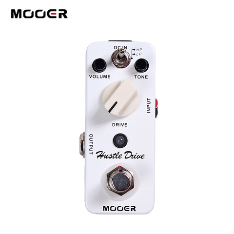 MOOER-Pedal de guitarra con efecto de distorsión, Micro Hustle Drive, sonido similar al tubo, 2 modos de trabajo (HP/LP) ► Foto 1/5