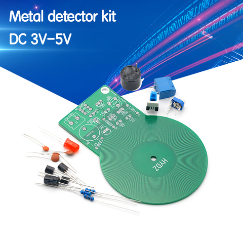 Detector de Metal electrónico DC 3V-5V 60mm placa del Sensor sin contacto módulo parte electrónica Detector de Metal con Kit de batería DIY ► Foto 1/6