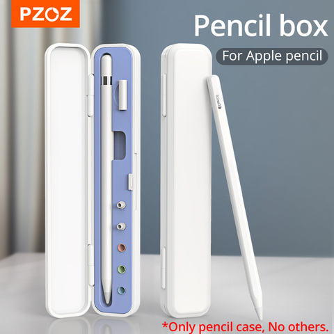 PZOZ-caja de almacenamiento de lápices para Apple, Estuche portátil de cubierta dura portátil para Airpods Air Pods, accesorios para lápiz ► Foto 1/6