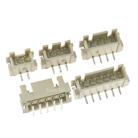 20 unids/lote XH2.54 espaciado Vertical conector SMD 2P/3P/4P/5P/6P/7P/8P 2,54mm SMT enchufe con pines conectores ► Foto 1/6