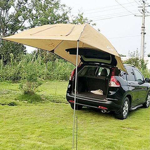 Camión sol carpa refugio SUV tienda Auto dosel portátil tienda remolque Camper en la azotea del coche toldo de Camping al aire libre ► Foto 1/6