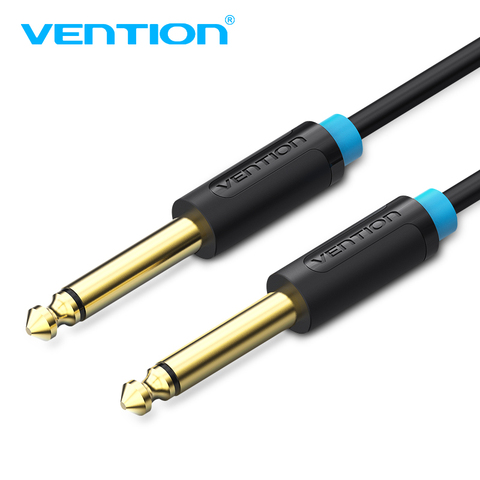 Vention-Cable de Audio Jack de 6,5mm, macho a macho, Aux, para mezclador para guitarra, altavoz, 1m, 2m, 3m, 5m, Conector estéreo, Cable auxiliar de 6,35mm ► Foto 1/6