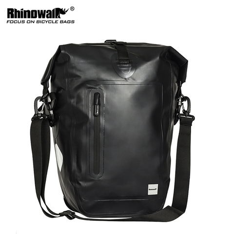 Rhinowalk-bolsa impermeable de 25L para bicicleta de montaña, bolsa de rejilla trasera, bolsita para el asiento de una bicicleta, bolso de hombro, accesorios para bicicleta ► Foto 1/6