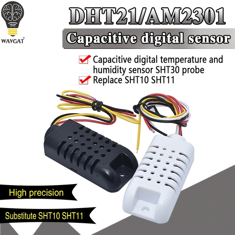 Nuevo DHT21 AM2301 capacitancia Digital de temperatura y Sensor de humedad ► Foto 1/6