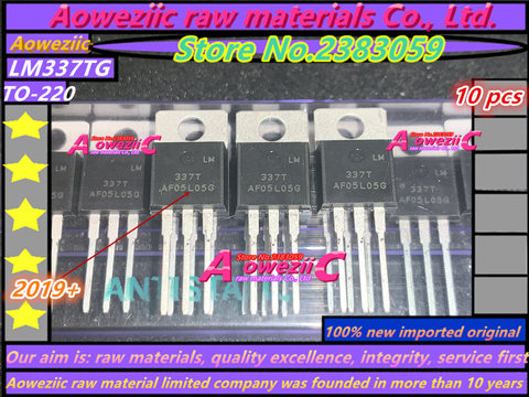 Aoweziic 2022 + 100% nueva versión original importada LM337TG LM337TU LM337 LM337T TO-220 regulador de tensión regulable 1.5A ► Foto 1/2