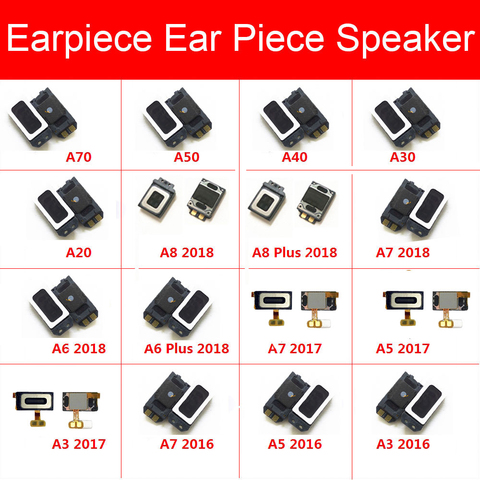 Oreja altavoz auriculares receptor para Samsung Galaxy A70 A50 A40 A30 A20 A8 A7 A6 A5 A3 Plus 2022 de 2017 de 2016 auriculares de piezas de reparación ► Foto 1/6