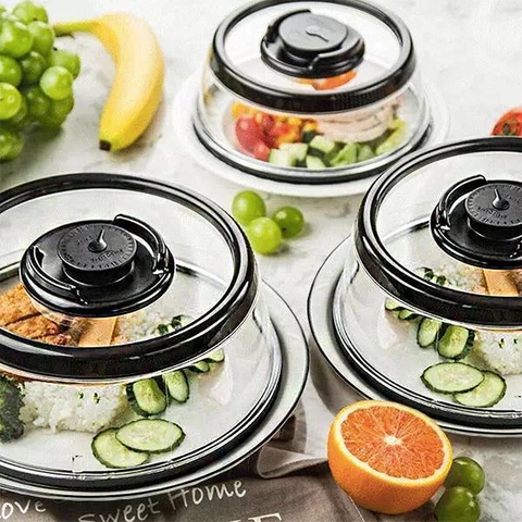 Sellador de alimentos al vacío, Mintiml, cubierta de cocina, sellador de alimentos al vacío instantáneo, nevera, cubierta para platos, herramienta de cocina ► Foto 1/6